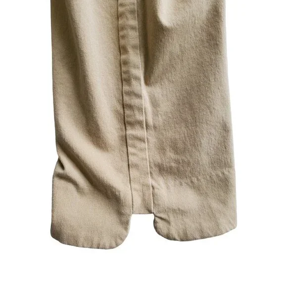 Isaac Mizrahi Live Pull On Cropped Khaki Chinos Size 6 - Picture 6 of 11